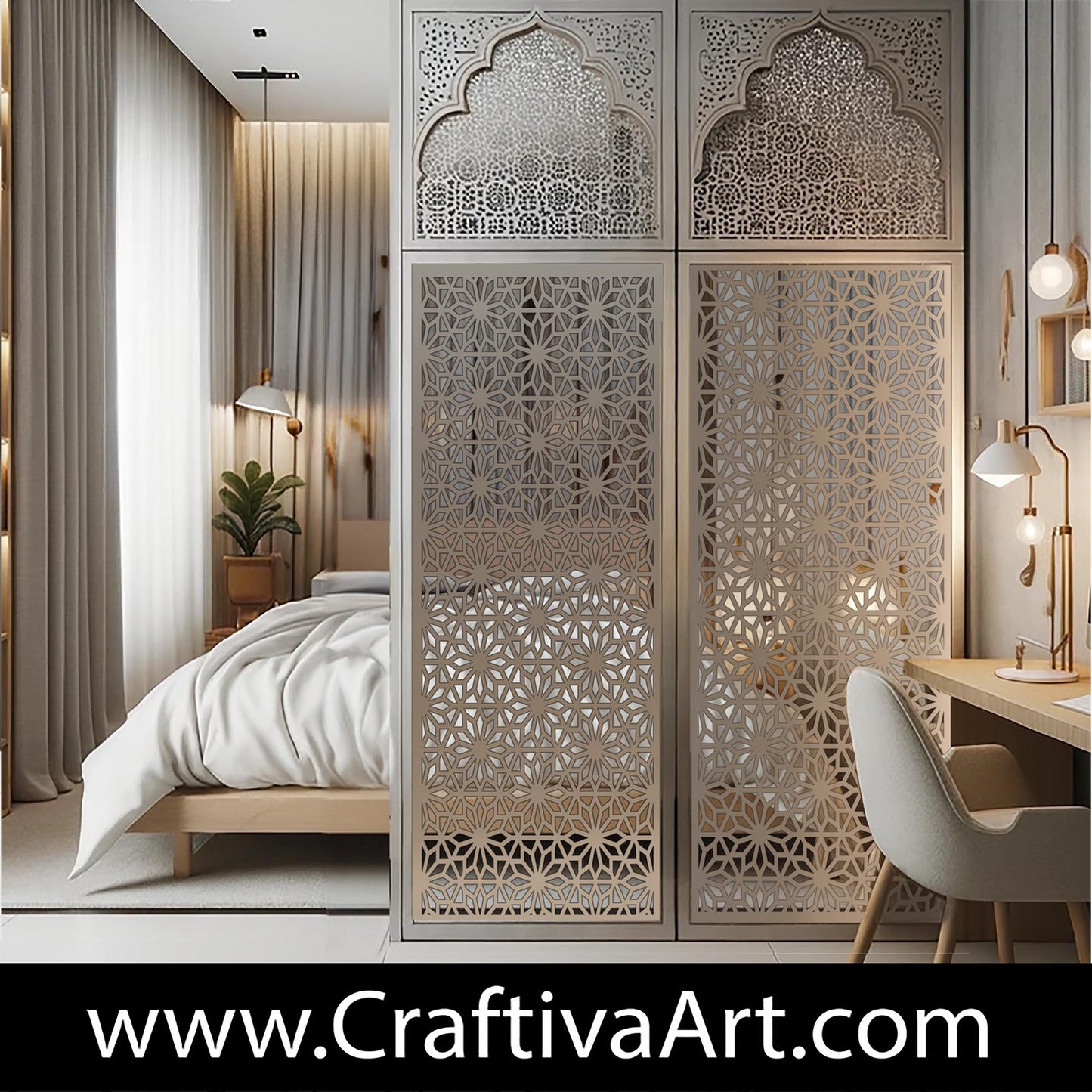 Indian custom wall dividers, Islamic panels, Mosque partition, Mosque separator, custom panel, room divider, room dividers , craftivaart, Arc panel , Islamic divider, Islamic design, Masjid divider, mosque panel, Islamic room divider, Mashrabiya, DIY, Moroccan Designs , arc panel,