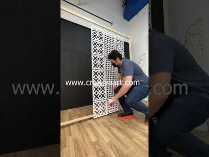 How to install hanging room divider, Room divider installation, floor to ceiling room dividers