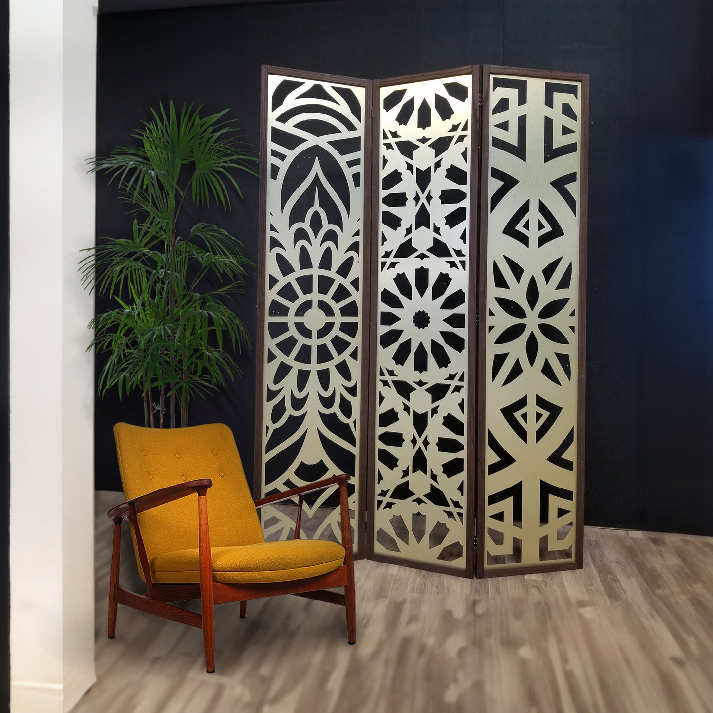 DIY room divider, room divider idea, movable wall, acoustic panel, floor- to ceiling shelf, bookcase room divider, Canada room divider