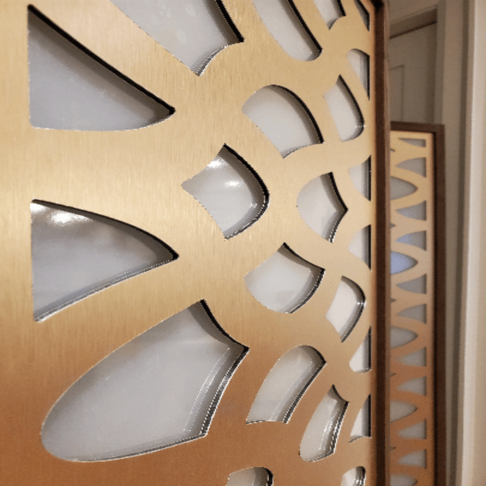 Room divider with translucent sheet, Custom Pattern Room divider, Room partition, Custom Folding Divider, Privacy Panel, Japanese panel, DIY slat, slat divider, slat panel