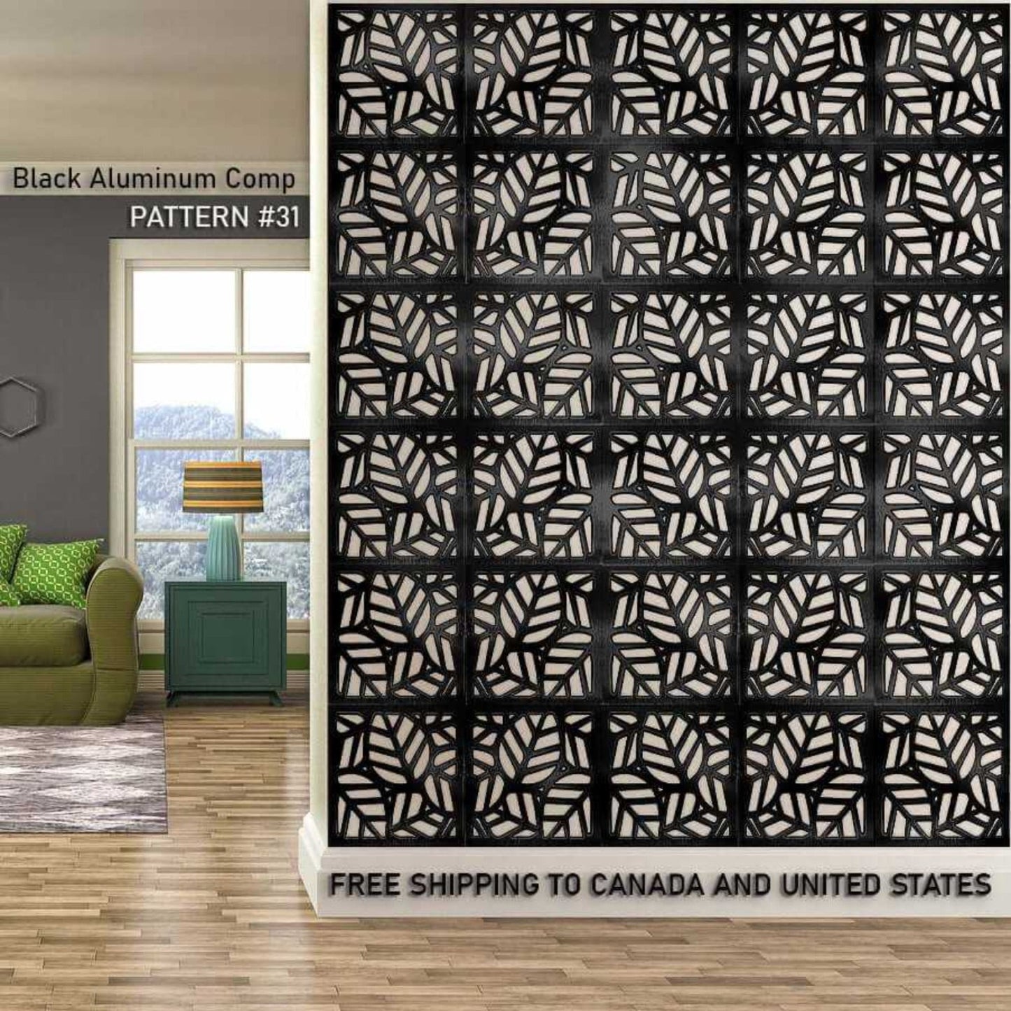 ACM Wall Hanging Room Screen Divider, ACM Wall Hanging CraftivaArt, wall screen, ACM wall screen, metal art, wall art, Aluminum composite wall art