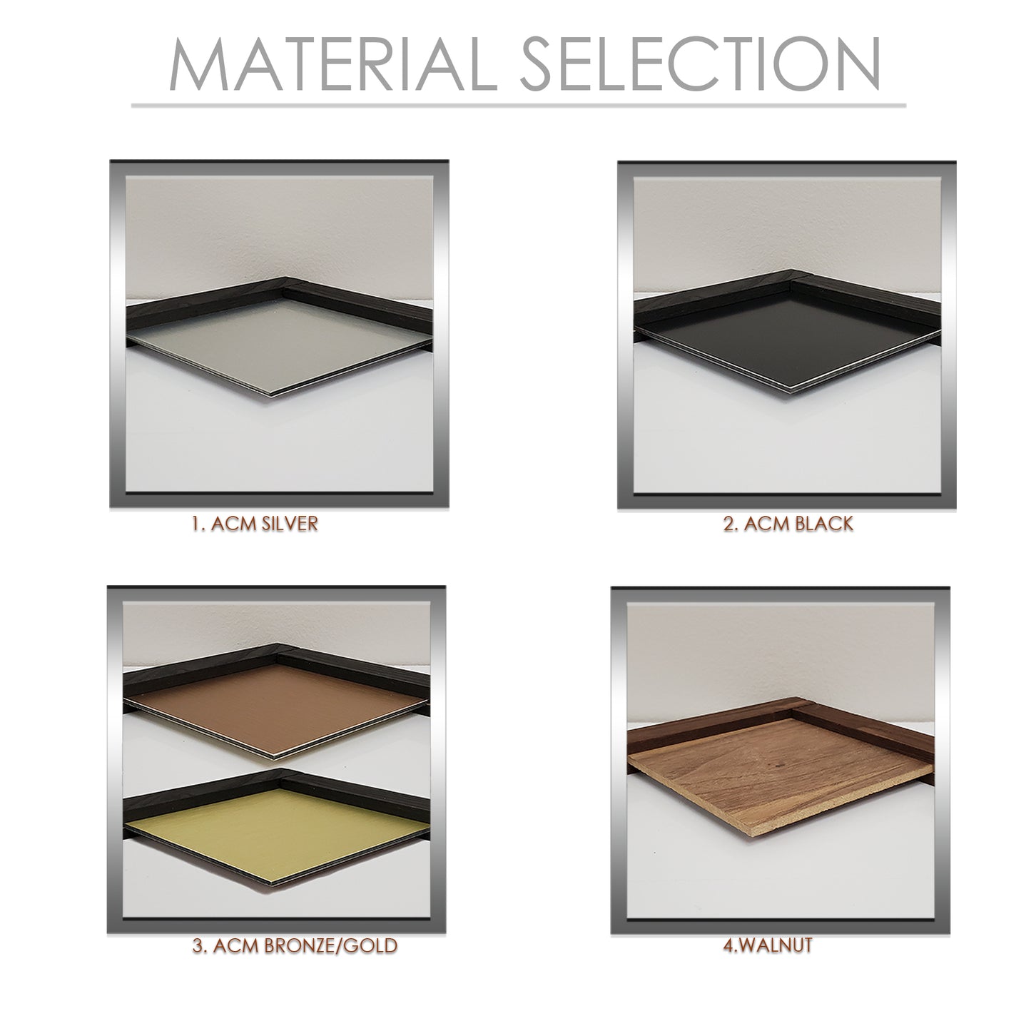 pvc, aluminum composite, AC material, gold, bronze aluminum, craftivaart room divider materials , birch plywood room divider