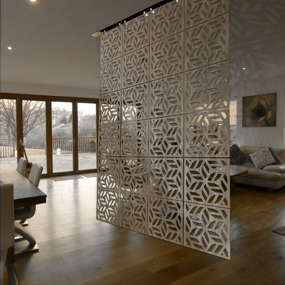 Room divider, Wall divider, Hanging room dividers, Room Divider Idea, Walnut room divider