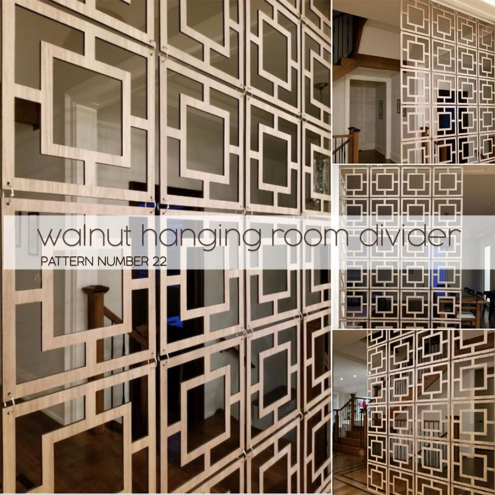 Walnut Wall Hanging Room Screen Divider, ACM Wall Hanging CraftivaArt, wall screen, walnut wall screen, wood art, wall art, walnut wall art