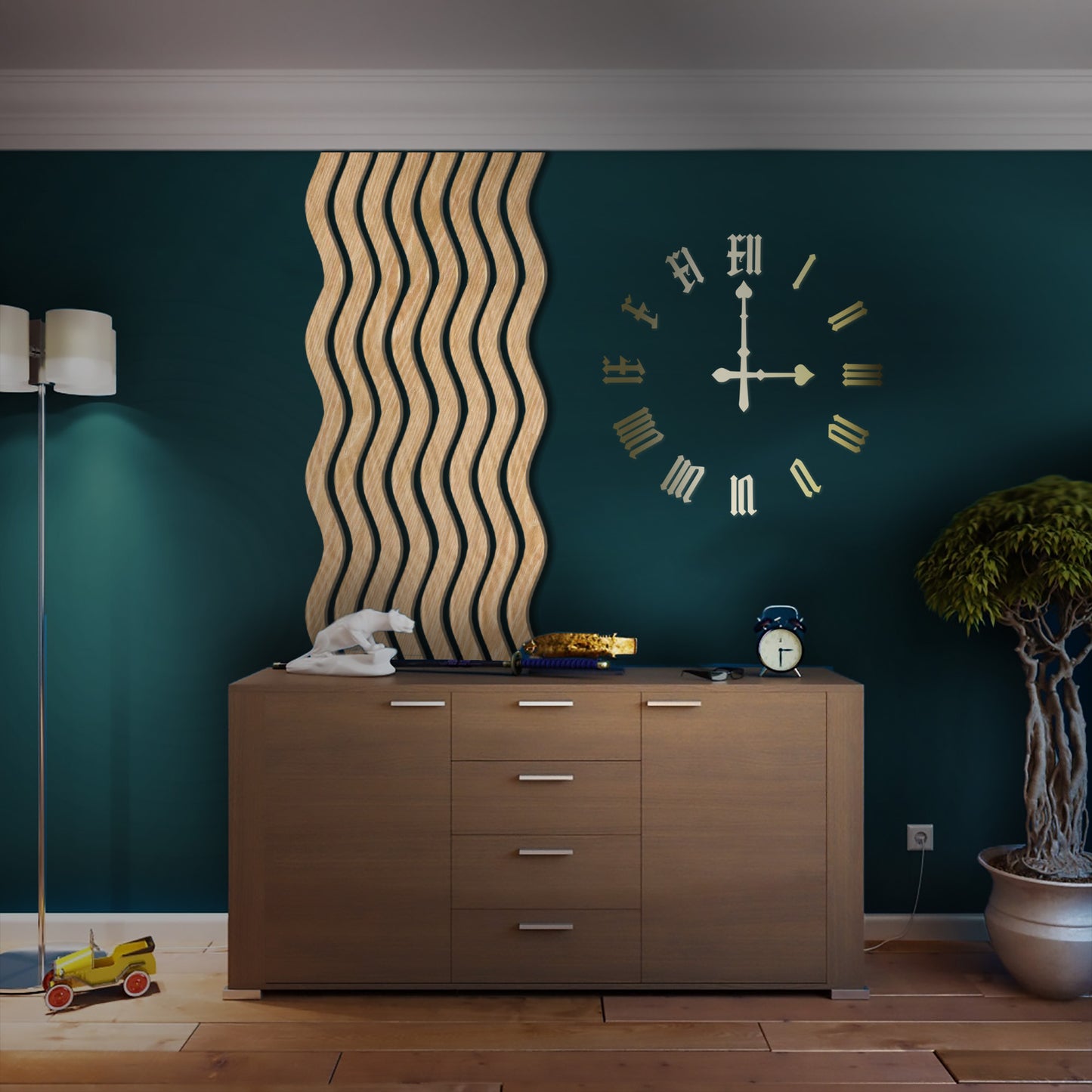 Windy wood panel, Wave 3dpanel, 3d slats, room divider, craftivaart room divider, craftivaart panel, 3d art, Canada wood slats, Usa Wood slats