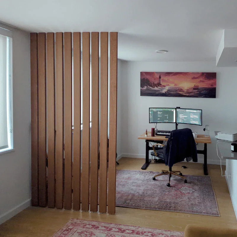 Rotating Wood Slat Divider Guide | Color Options & Installation