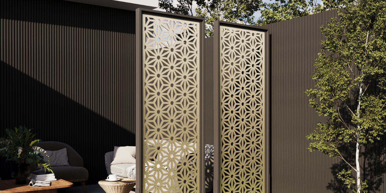 Outdoor Screen Pattern Exterior Privacy Screens Guide | Materials, Patterns & Style Tips ...