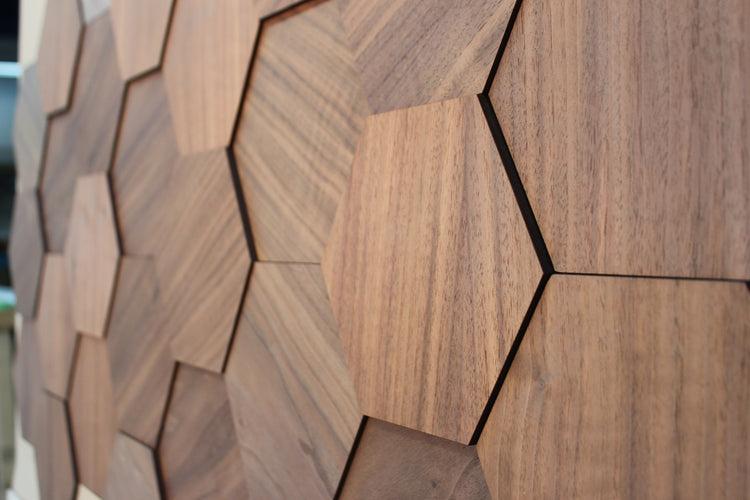 3D Hexagon Wall Art