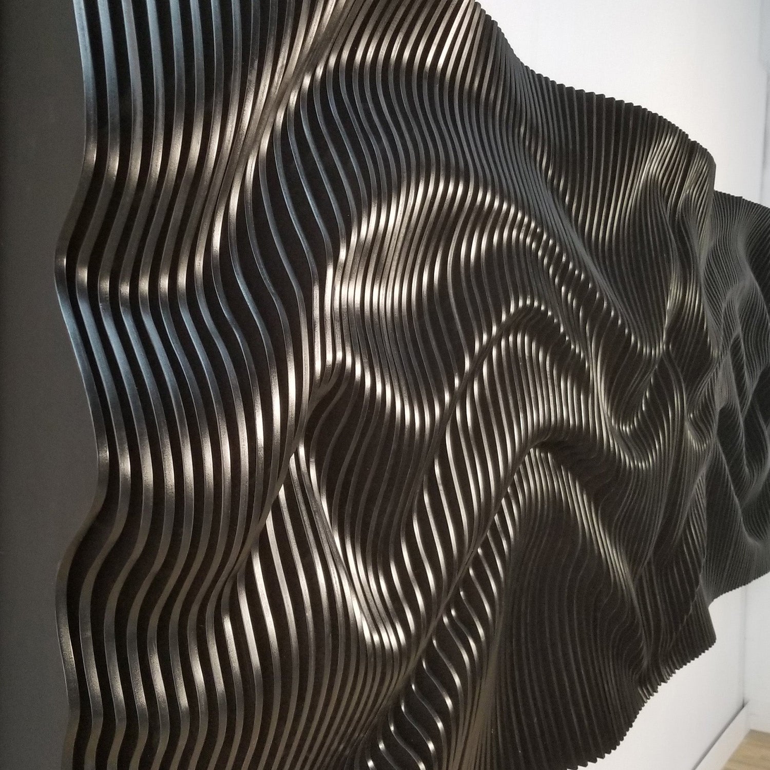 3D Parametric Wall, Abstract 3d Wall art, Parametric shelves