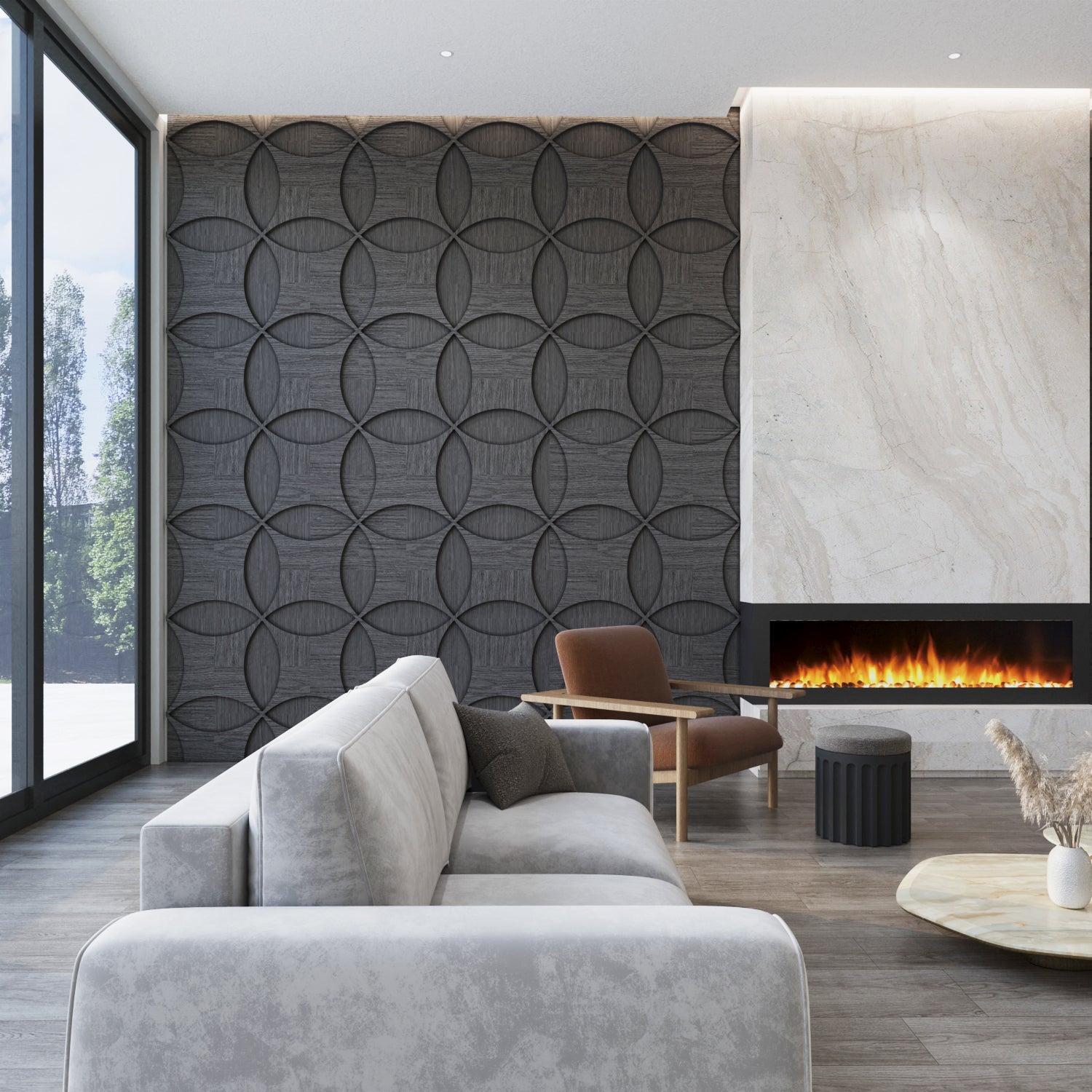 Ailo 3D Wooden Wall Tile