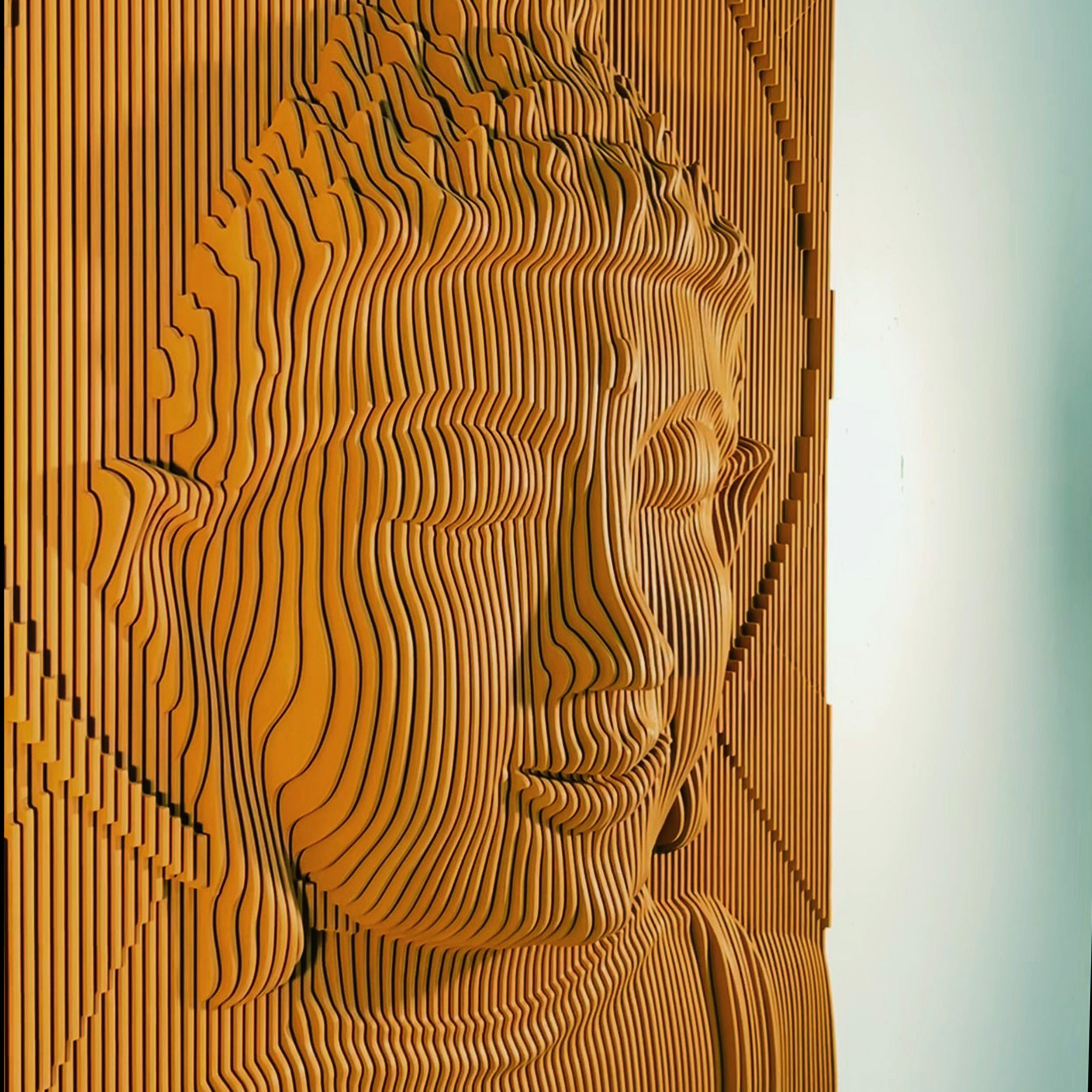 Ananda– 3D Parametric Buddha Wall Art
