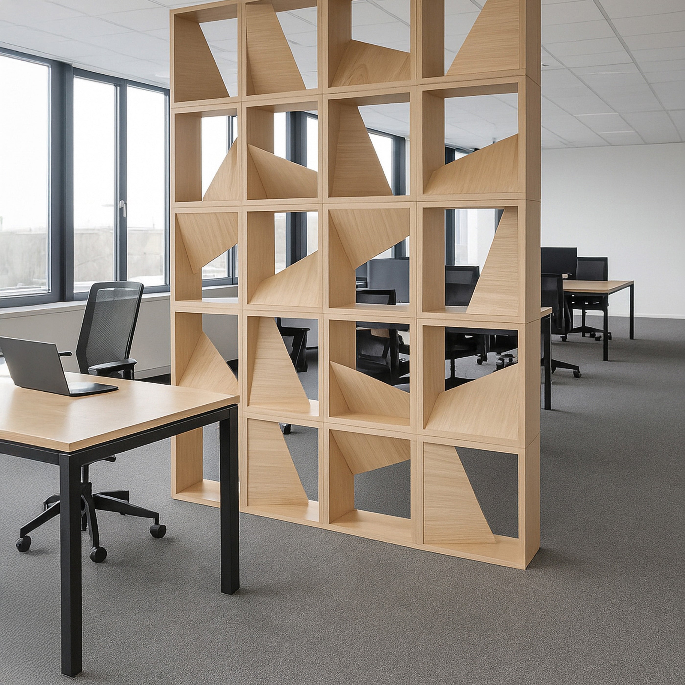 Nexo Modular Wooden Cube Room Divider