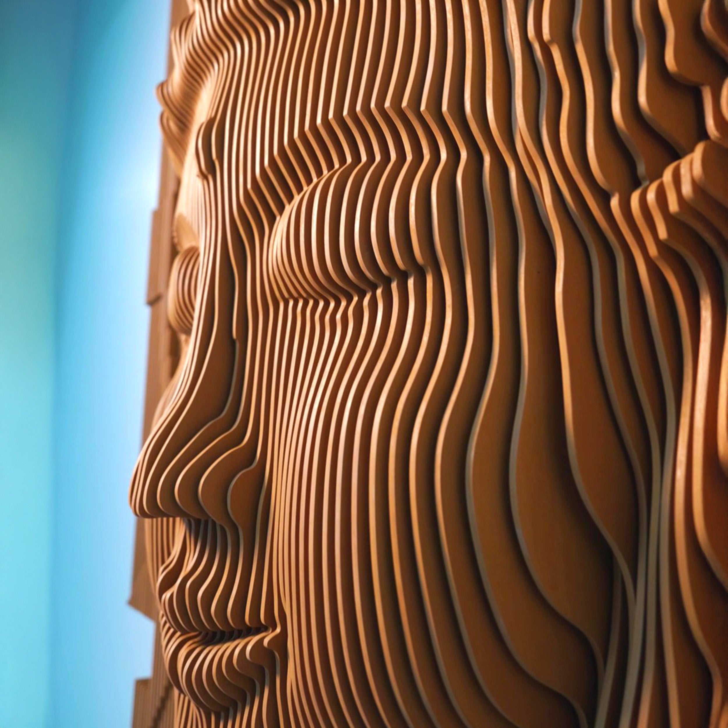 Ananda– 3D Parametric Buddha Wall Art