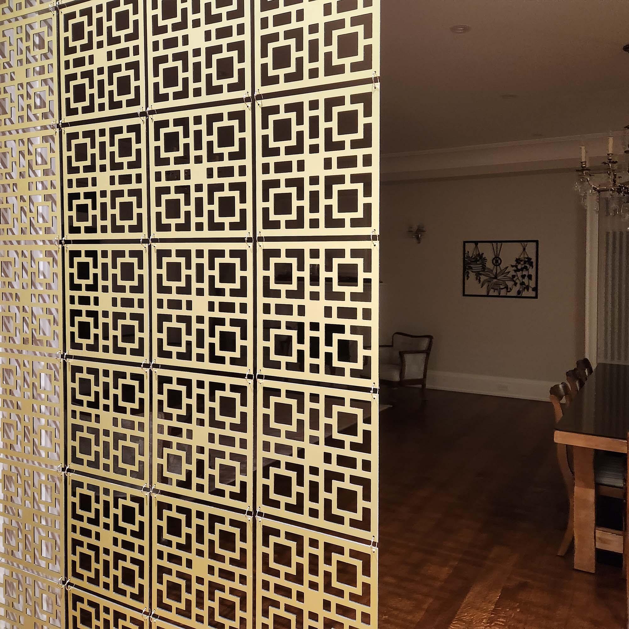 Hanging Tiles Room Separators