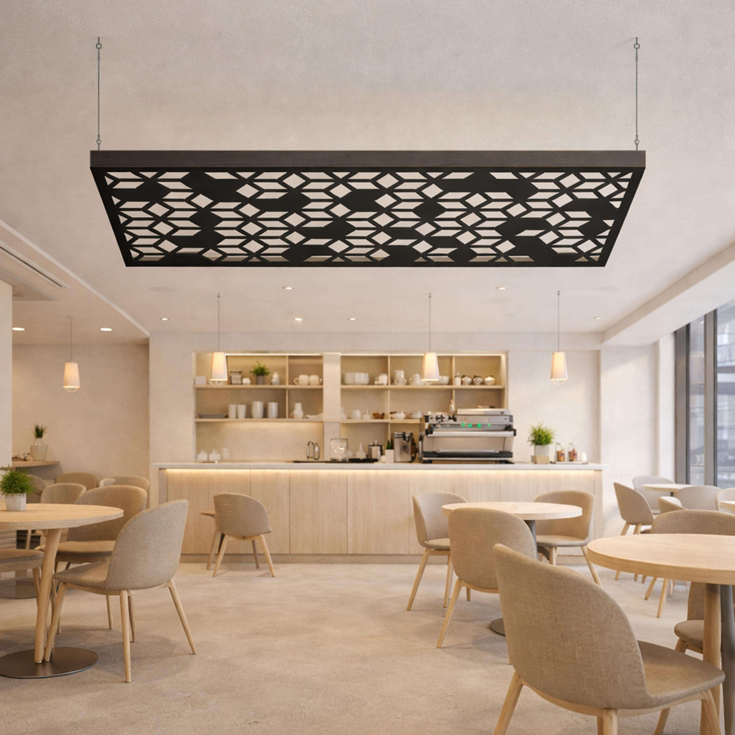 Custom Hanging Ceiling Panels