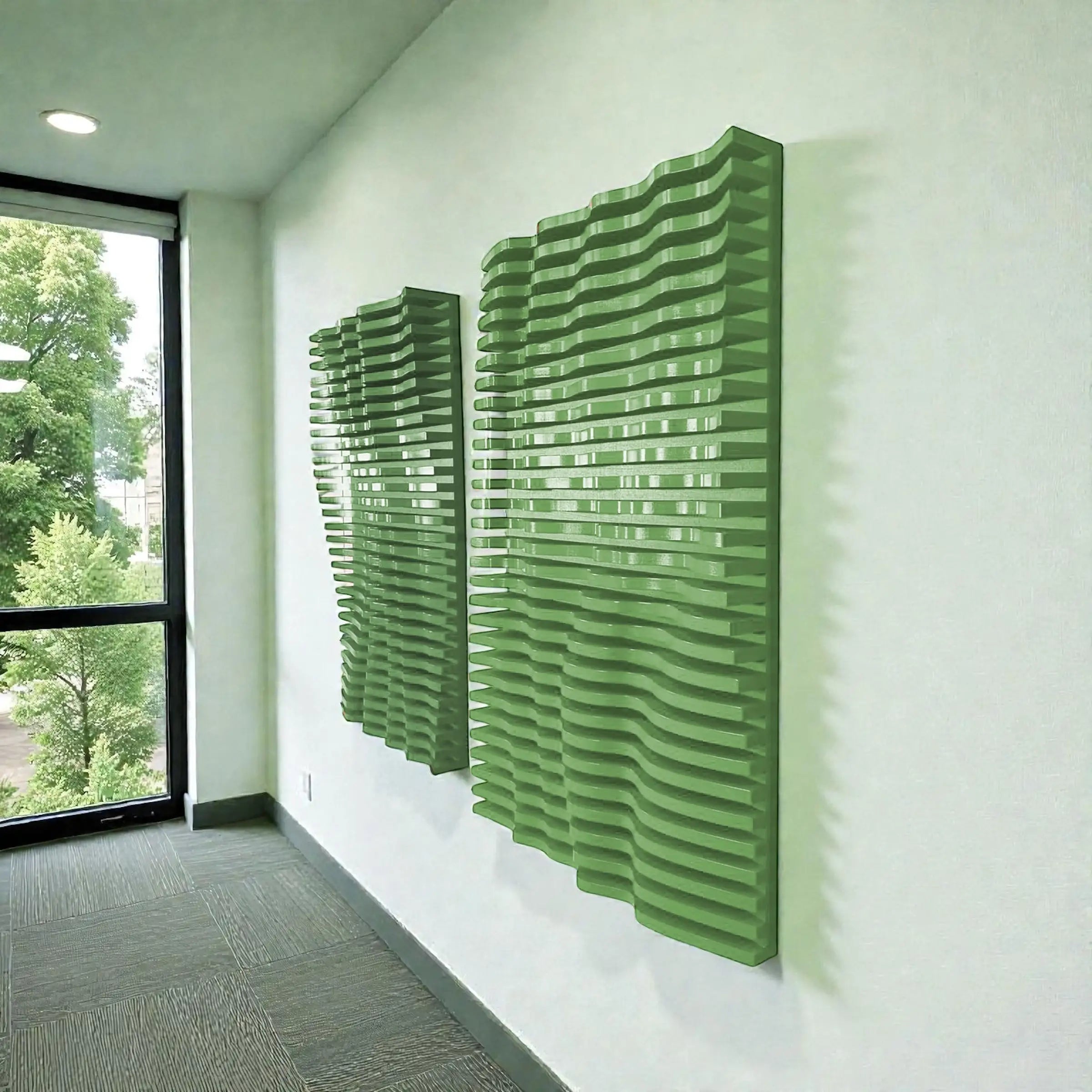 Green Glossy MDF