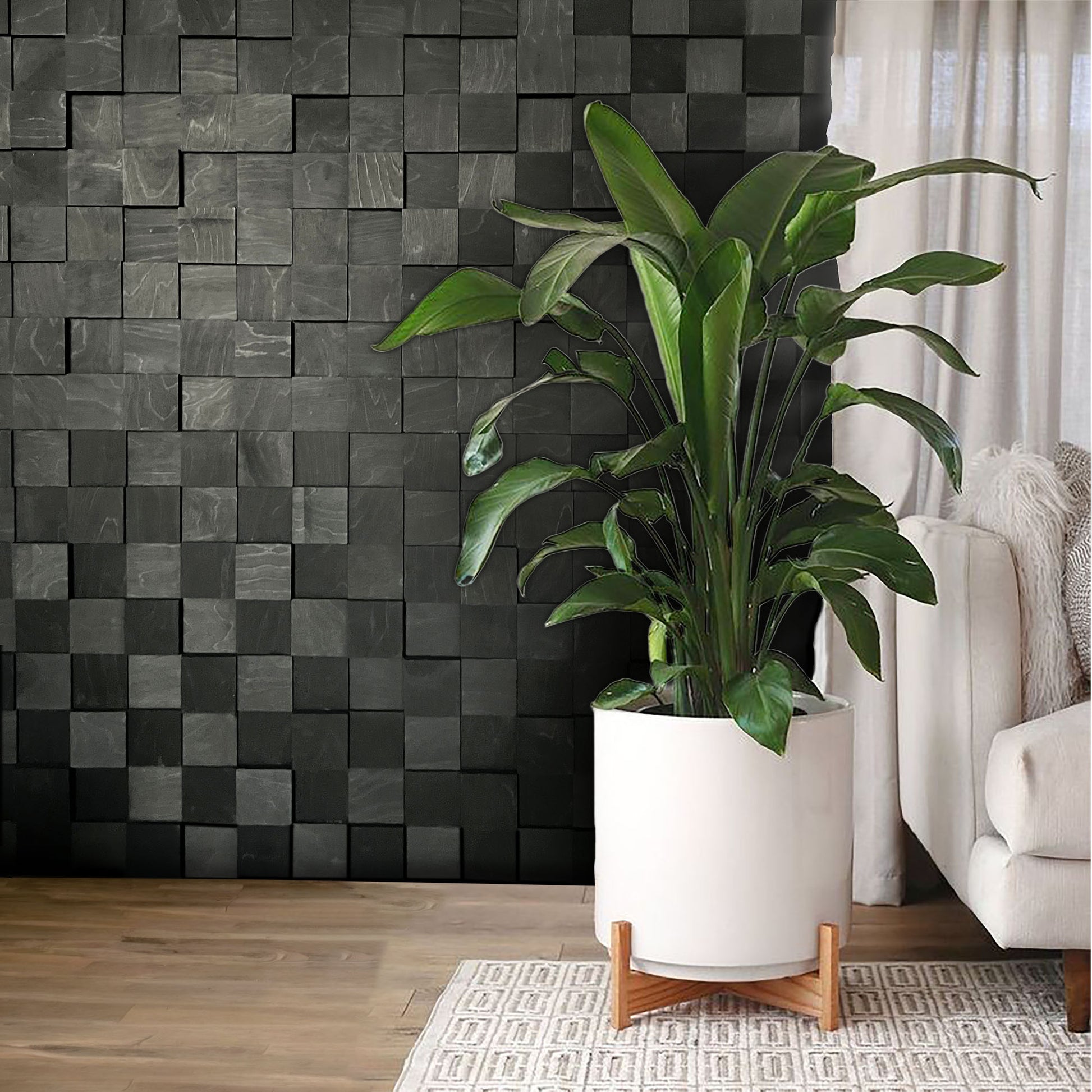 Wooden Cube Panel, Wall Tiles For Living Room, Wall Art – Craftivaart