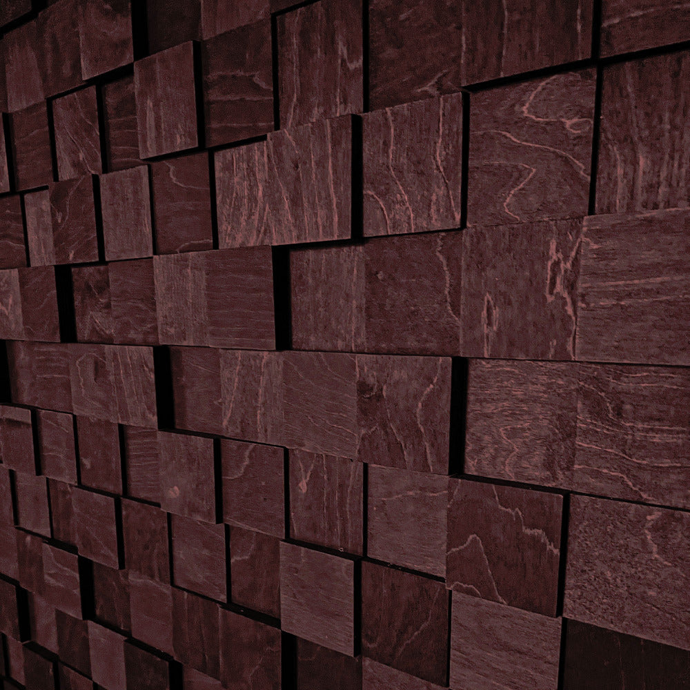 3D wall wood slats ,3D Wooden Cube Panel, Wooden Wall Tiles for Living Room, Wall Art CraftivaArt