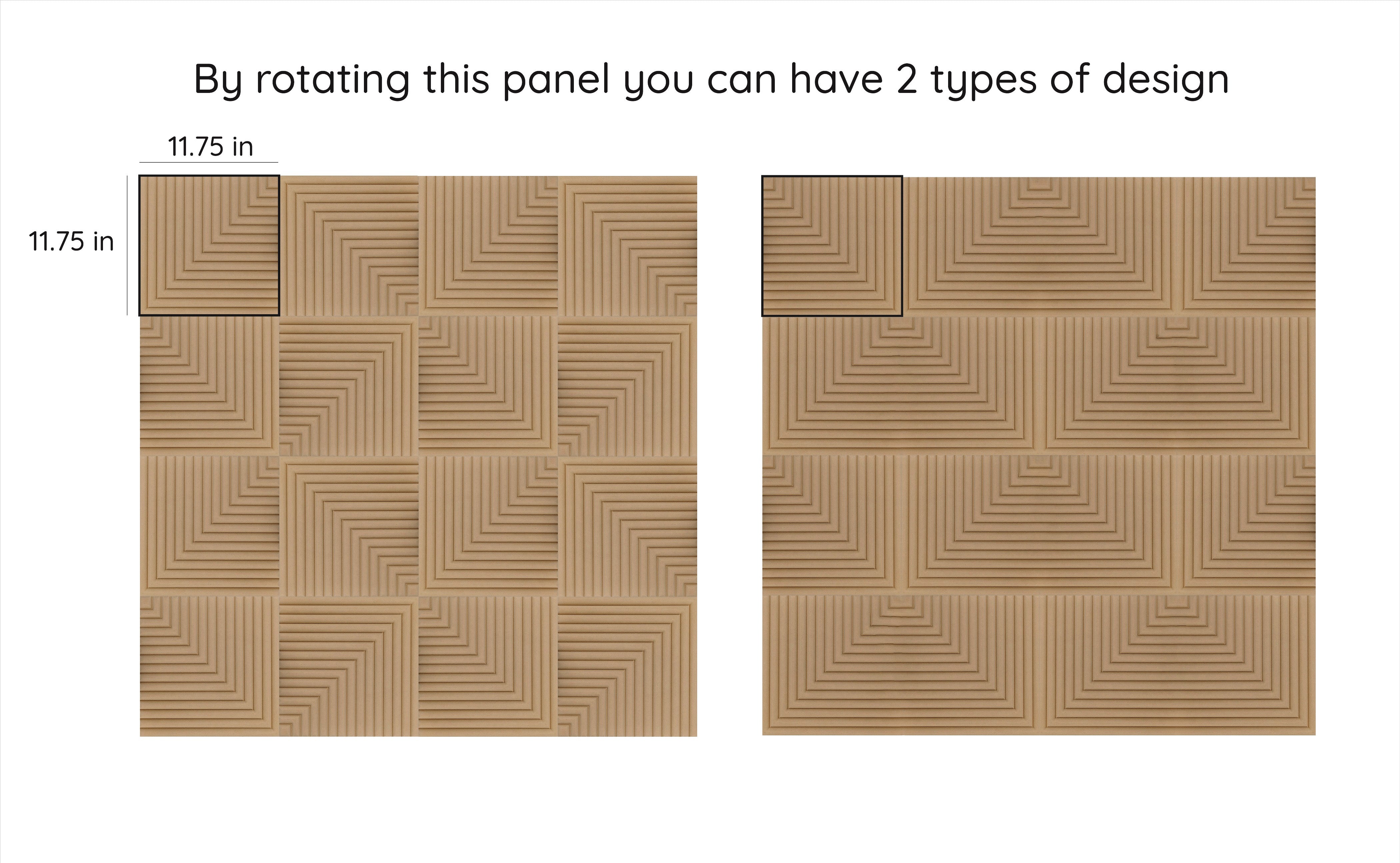 لوحة حائط ثلاثية الأبعاد من الألماس الصوتي