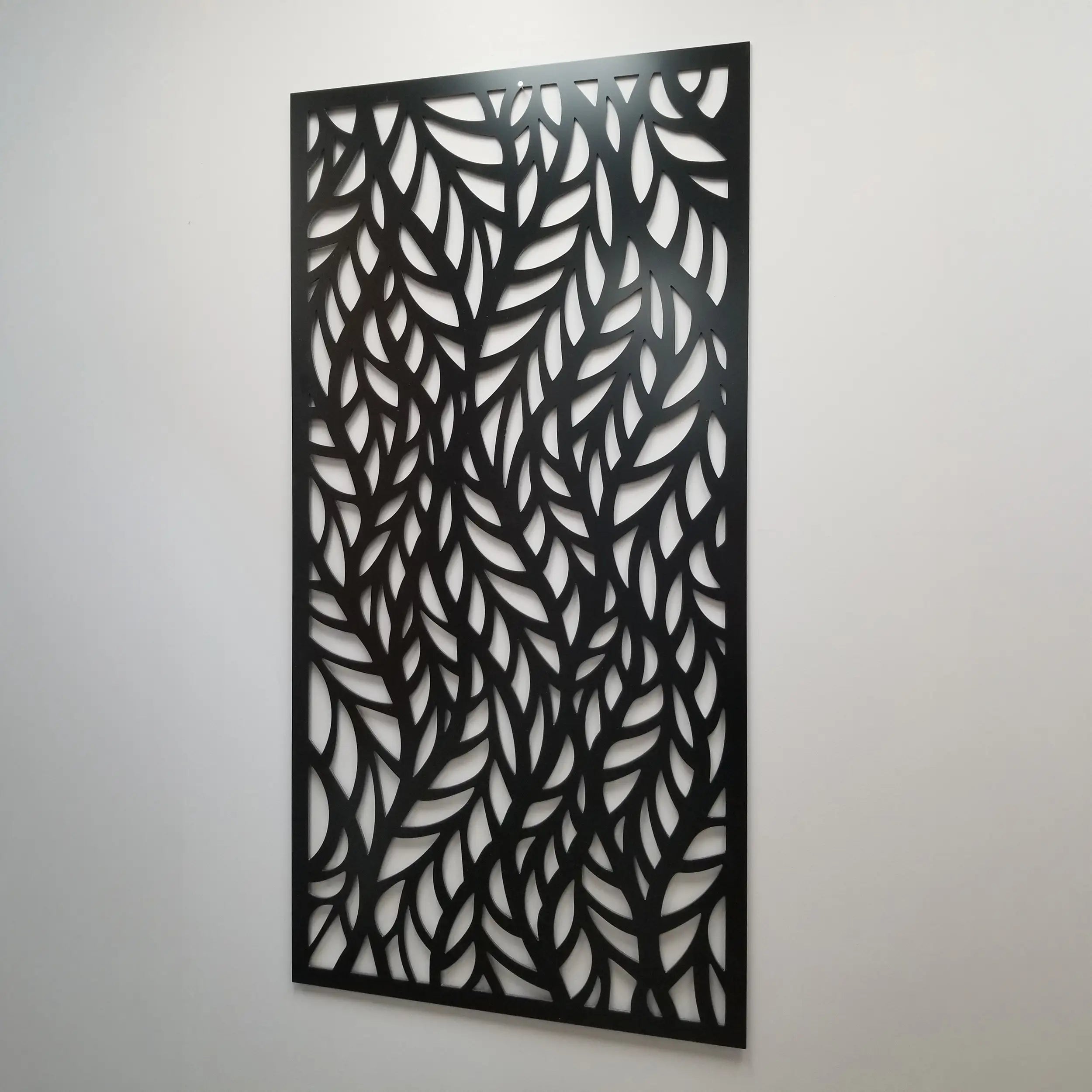 لوحة الخصوصية باللون الأبيض بحجم مخصص