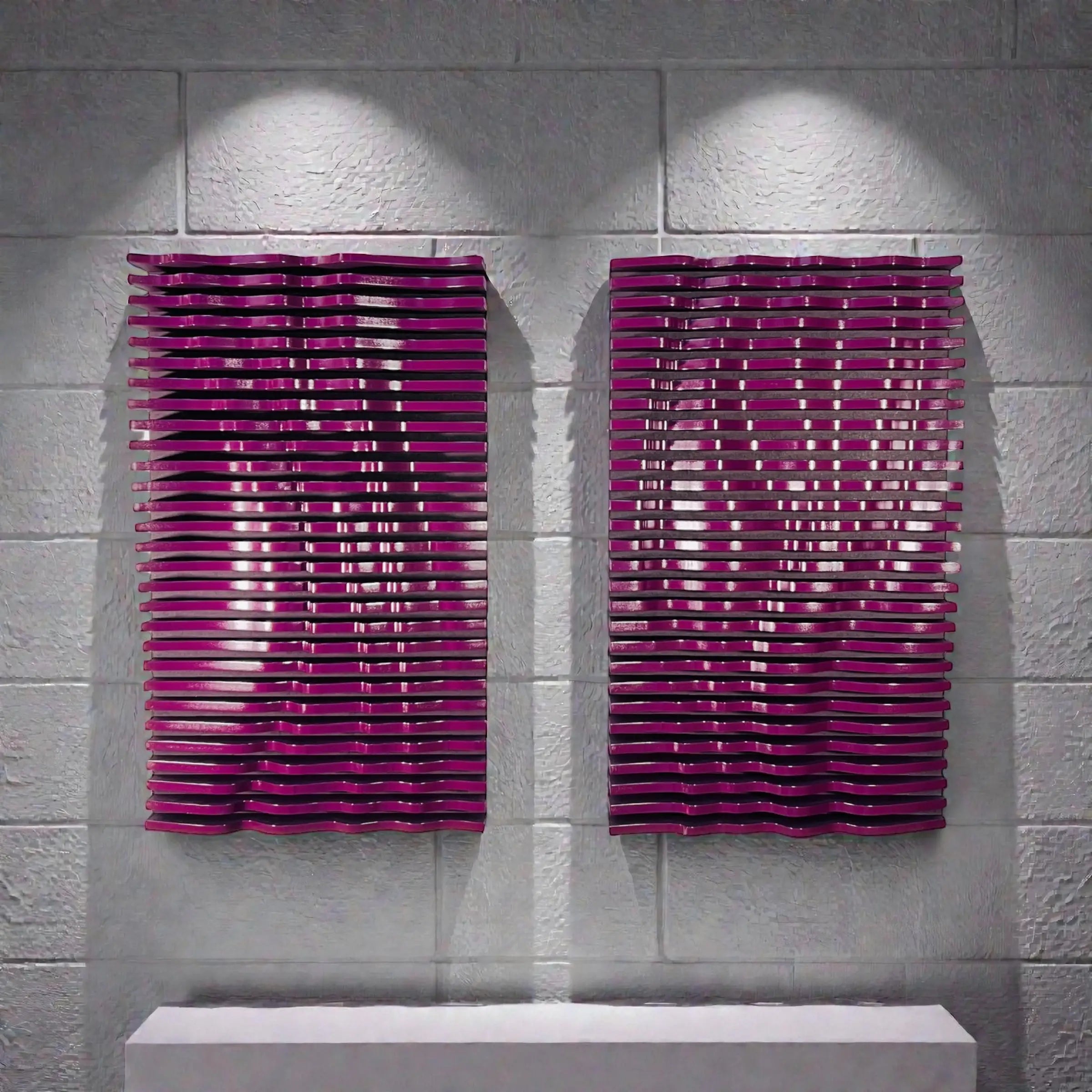 Custom Parametric 3D Wall Art Set | Modern Wave Panels – CraftivaArt