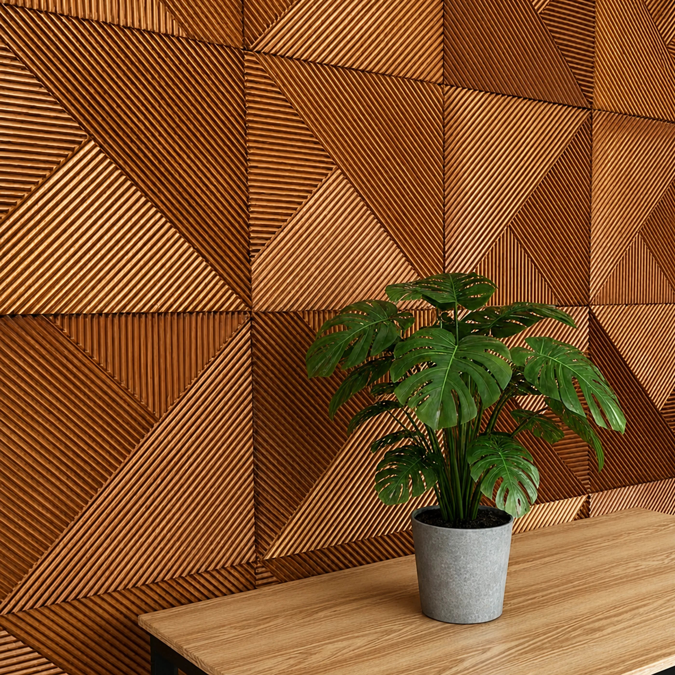 Gonia 3D Wooden Wall Tile