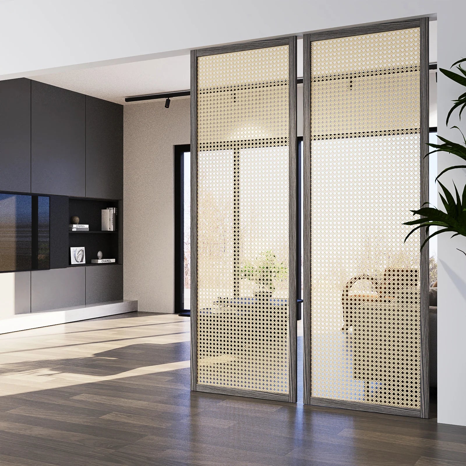 Kumo Rattan Screen Divider