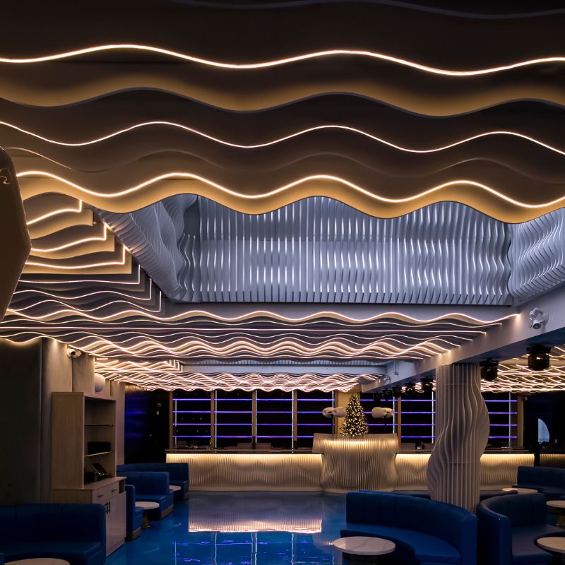 Window Wave Panel Custom Parametric Wave Ceiling Panels for Modern Interior Design ...