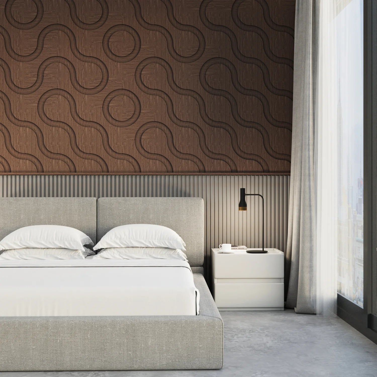 Spira 3D Wooden Wall Tile