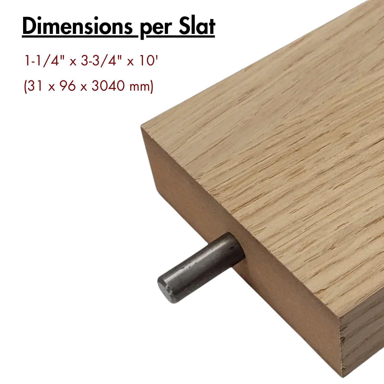 Floor to Ceiling Rotating Wood Slat Dividers