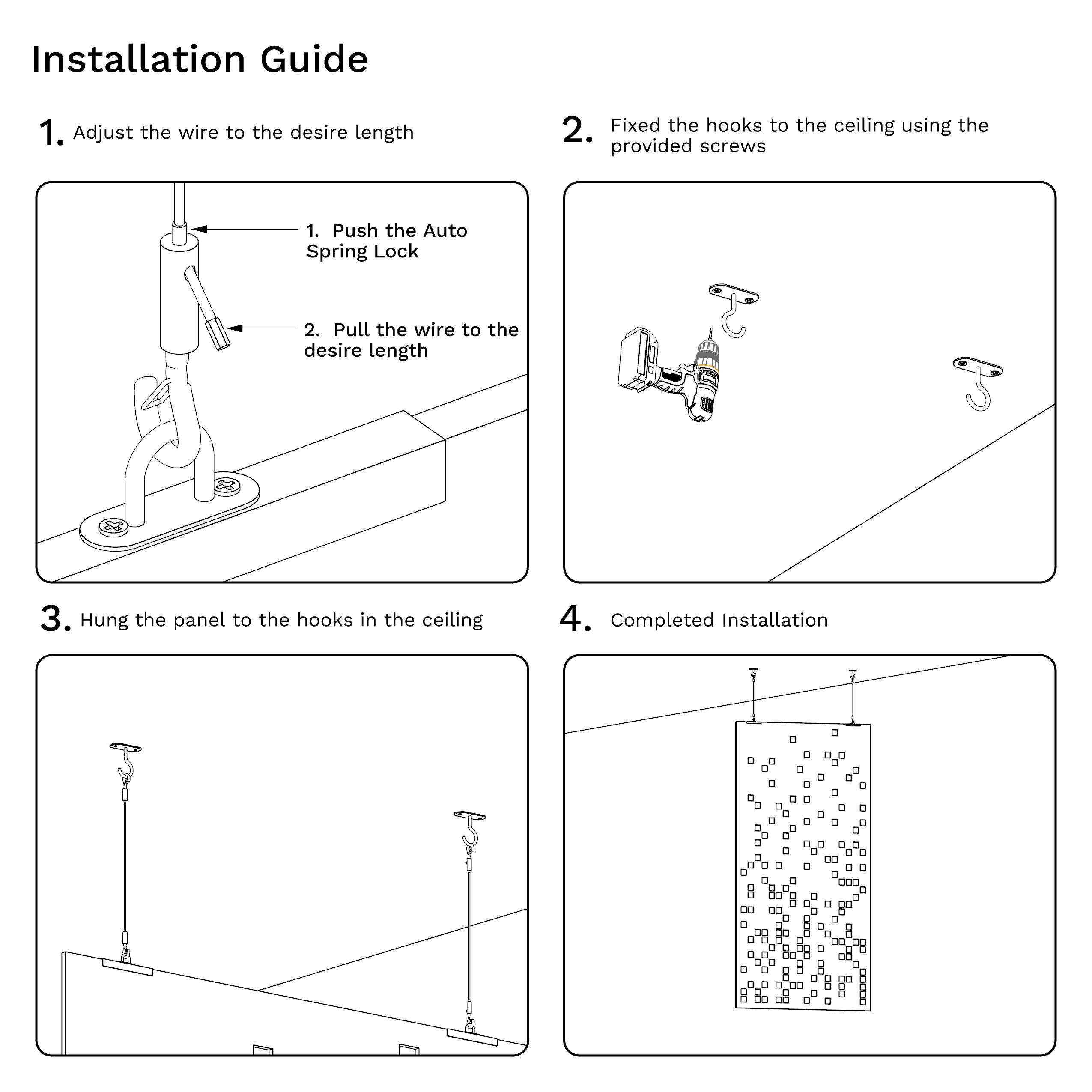 Adjustable Hanging Wire