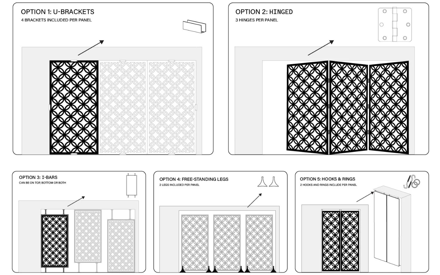Sierra Custom Indoor Privacy Screen – CraftivaArt