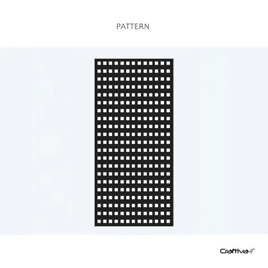 Customizable Lattice Slatted Partition Wall