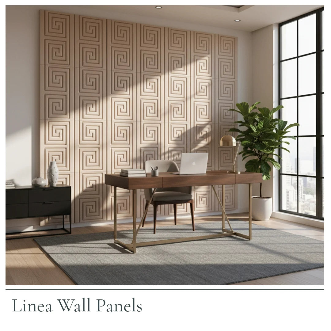 Linea Accent Wall Panels | 3D MDF Wall Tiles