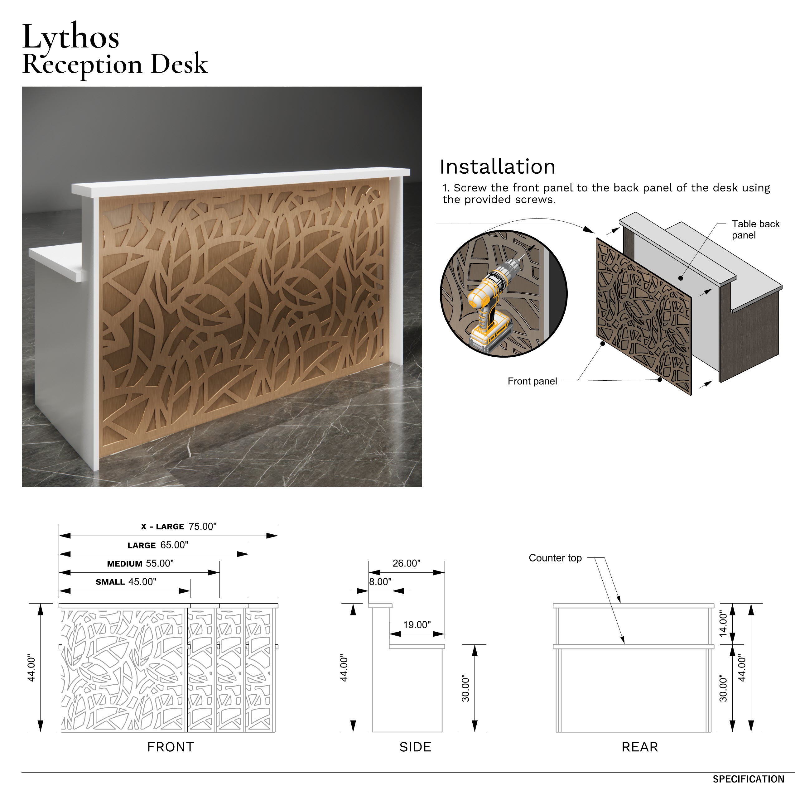 Lithos Reception Desk