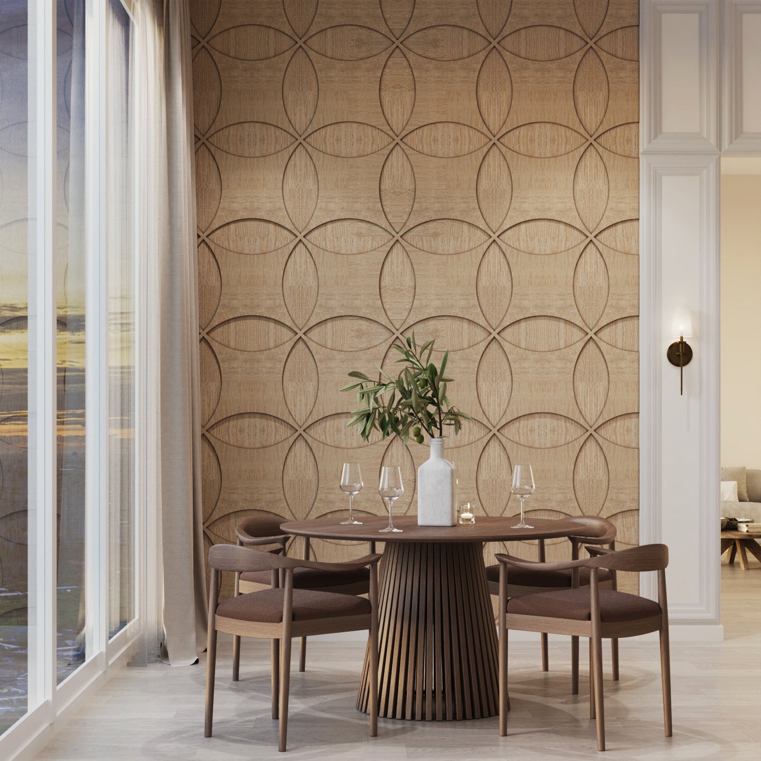 Ailo 3D Wooden Wall Tile