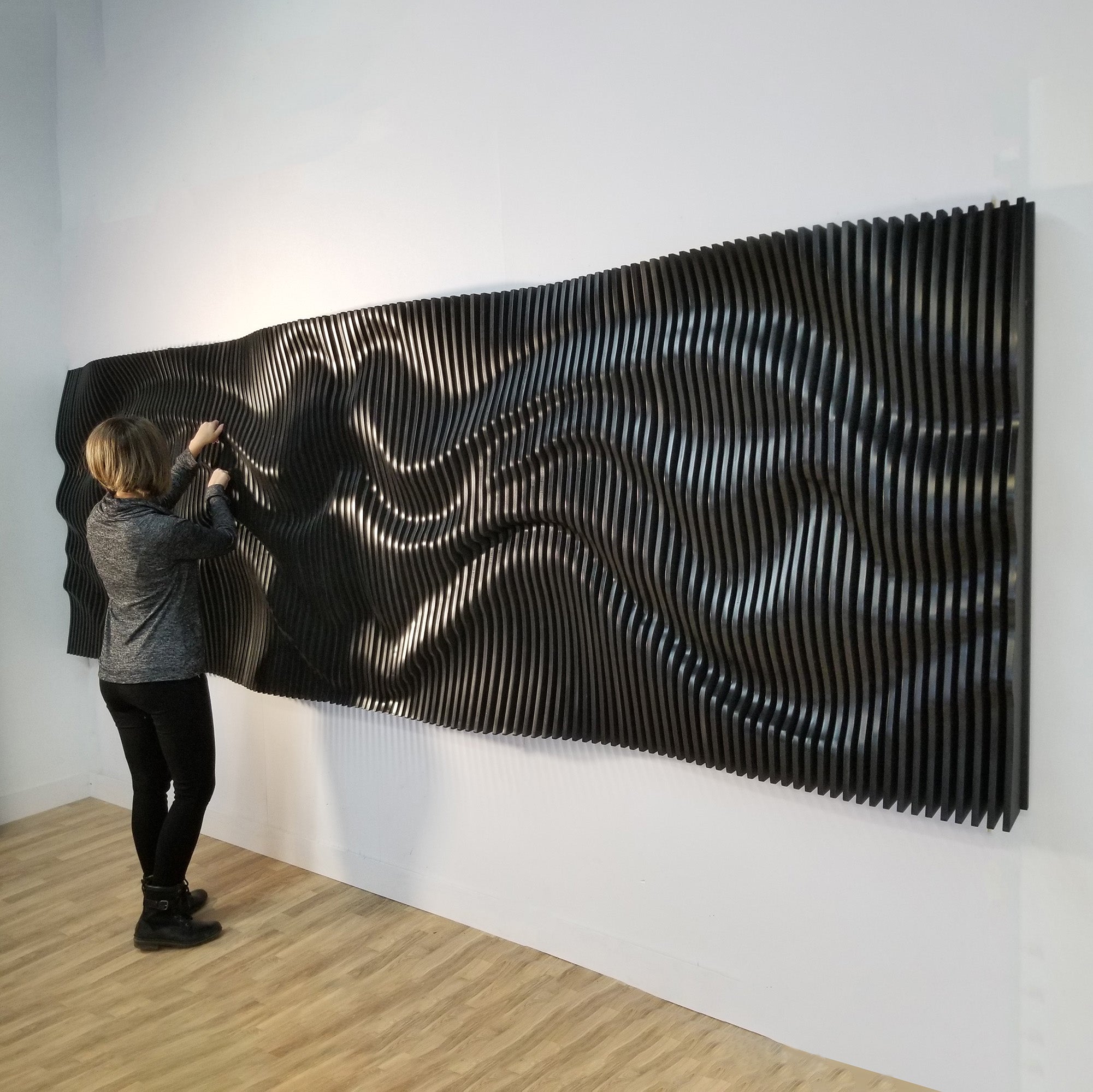 3D Wall art, Tempest Flow Parametric Wall  Wall Paneling.