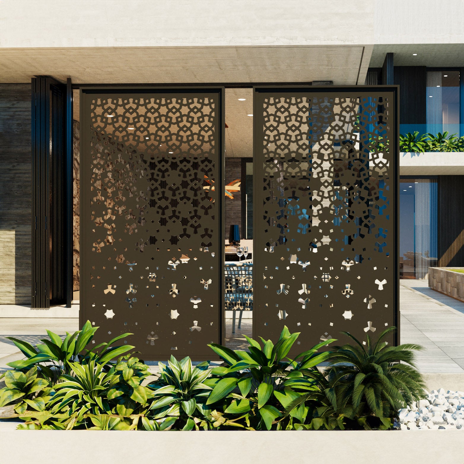 Out Panel Custom Outdoor Privacy Screens| Fully Customizable in Size & Material ...