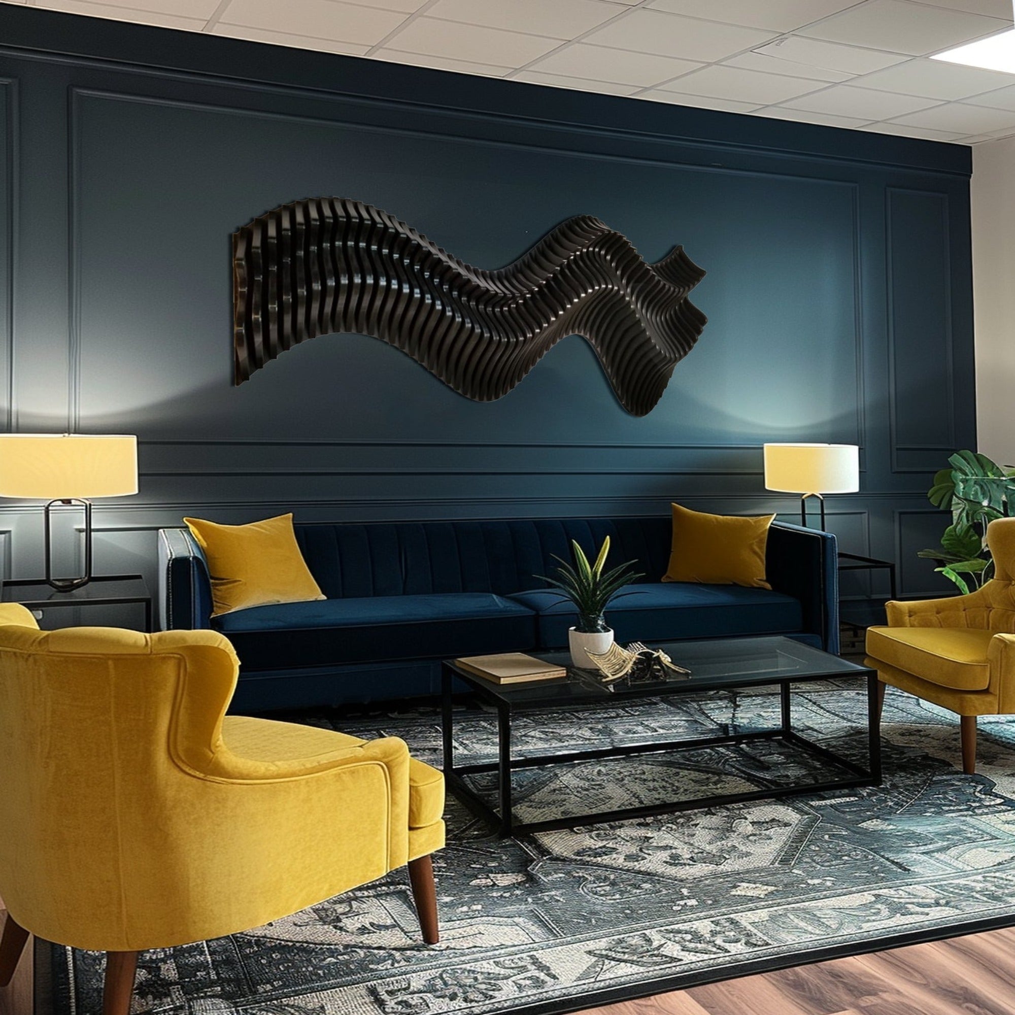 Vega Contemporary Parametric Wall Art