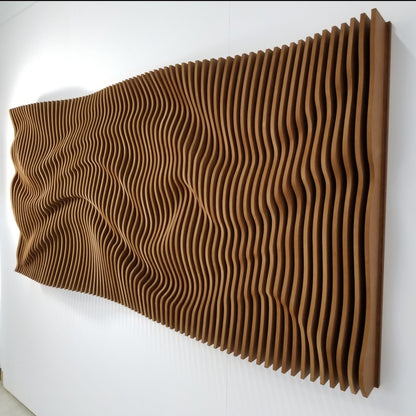 3d wall art, Parametric Wall Art, Parametric wall art ,parametric Sound Diffuser, Sound Diffuser Acoustic Panel, 3d parametric wall, 3d acoustic parametric wall, Parametric Wall design,wood Wall sculpture, Parametric 3d wall art