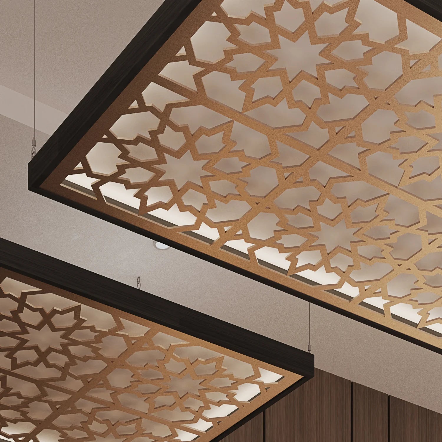 Custom Hanging Ceiling Panels