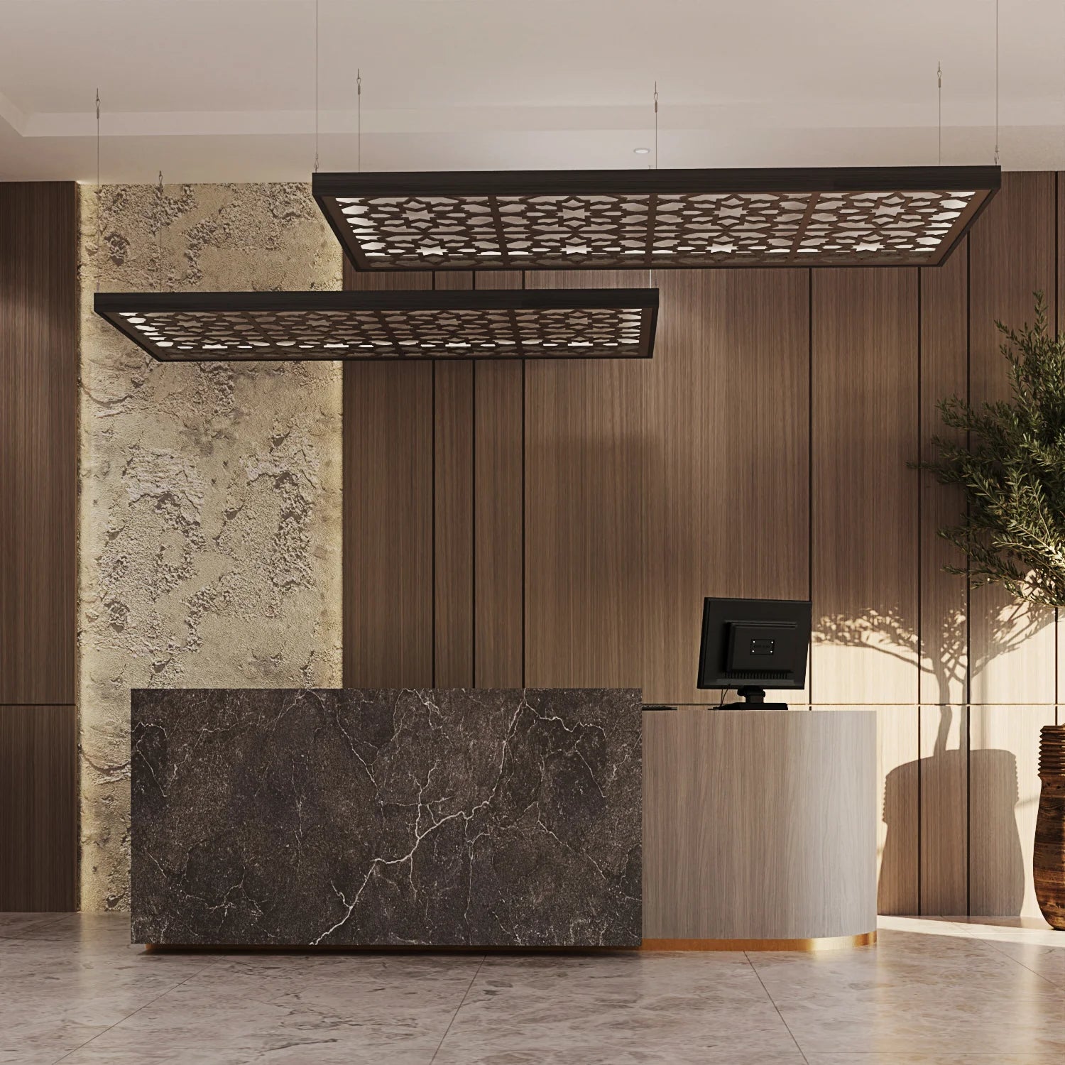 Custom Hanging Ceiling Panels