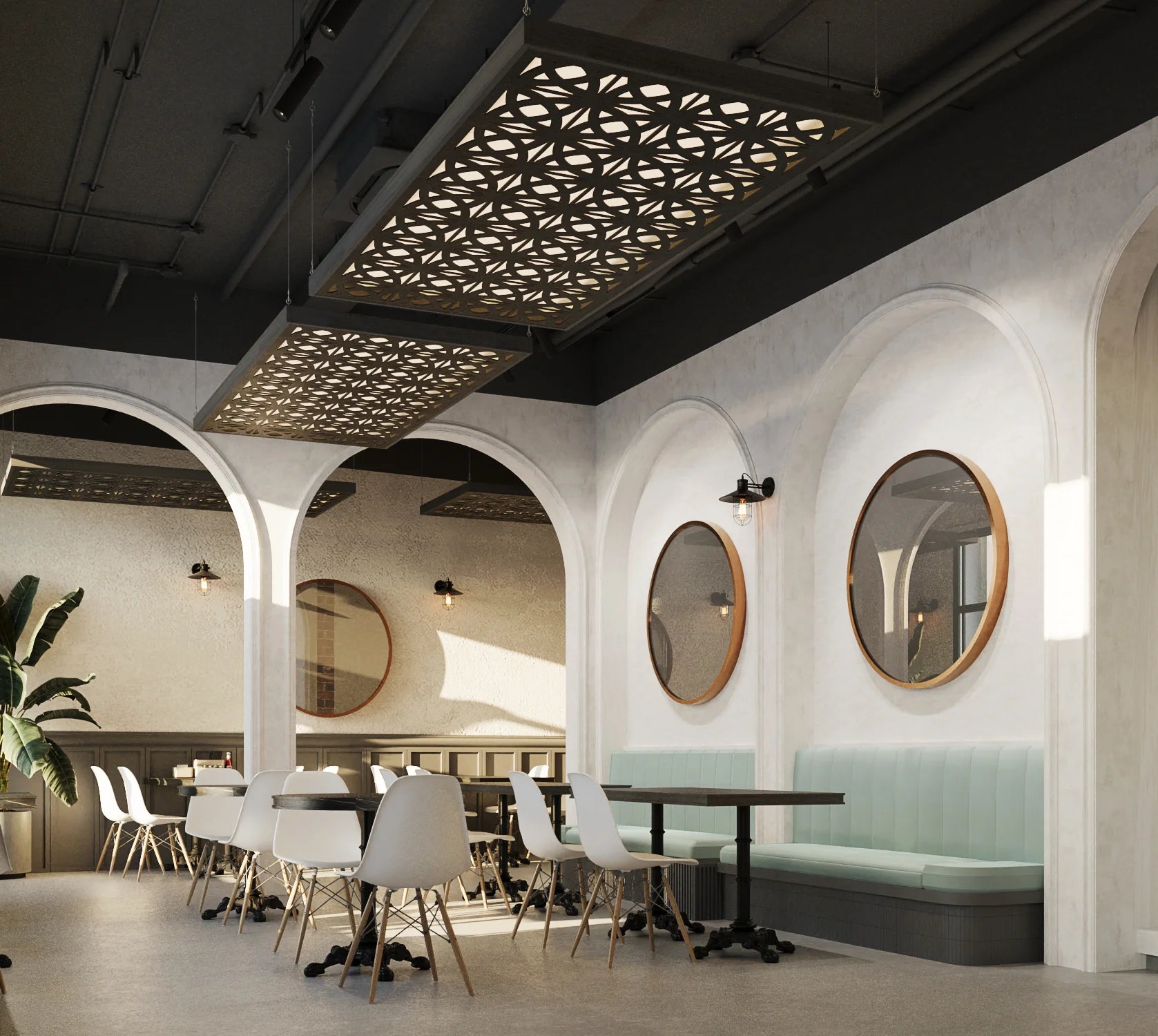 Custom Hanging Ceiling Panels
