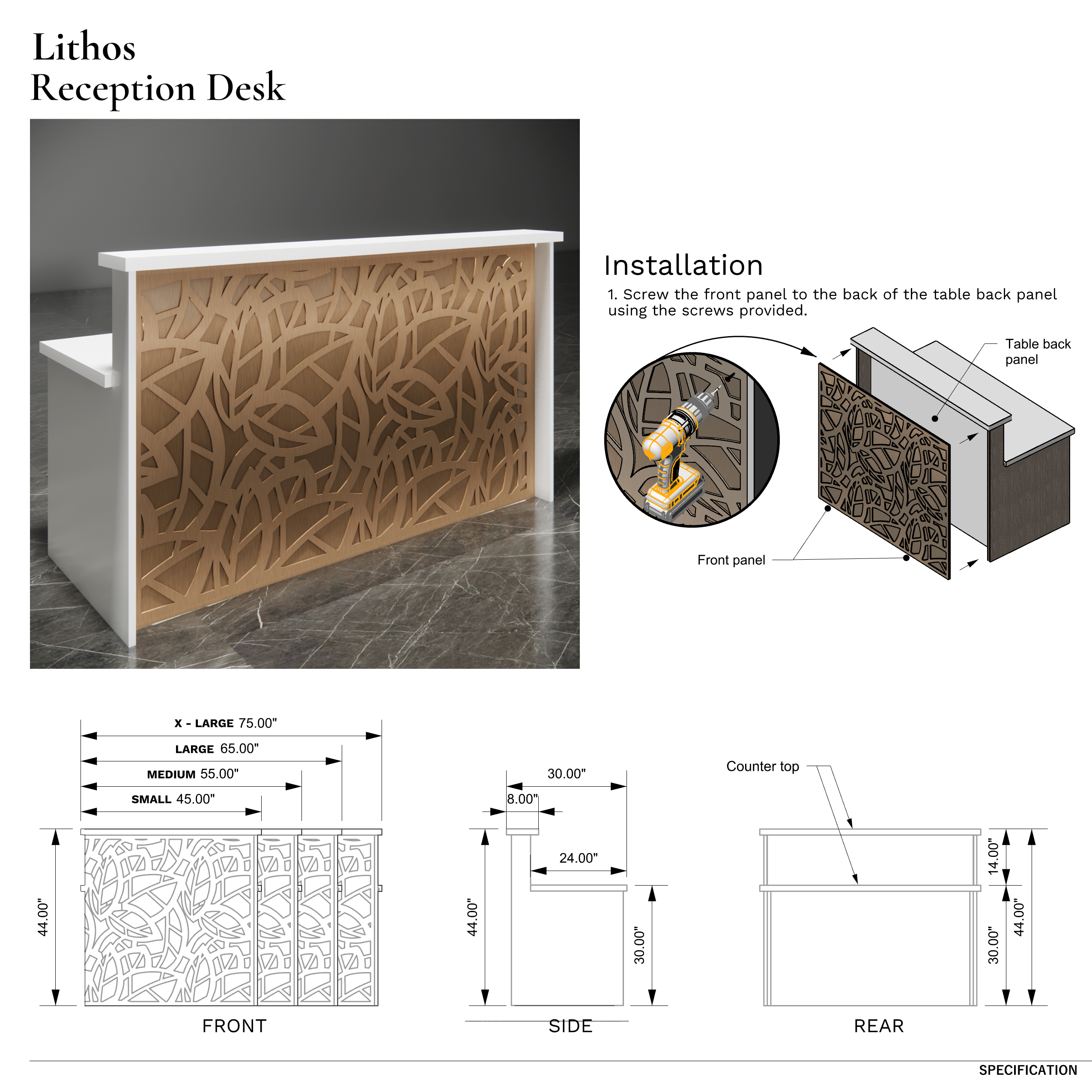 Lithos Reception Desk