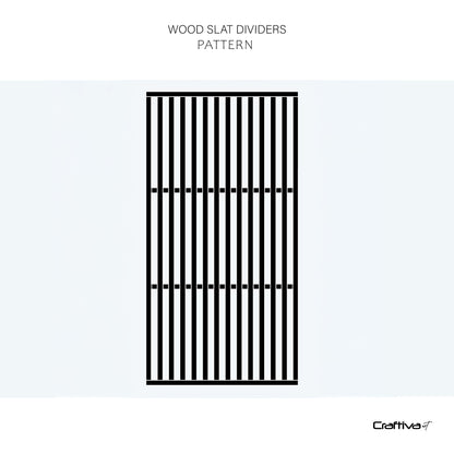 Customizable Cylindrical Slatted Partition Wall