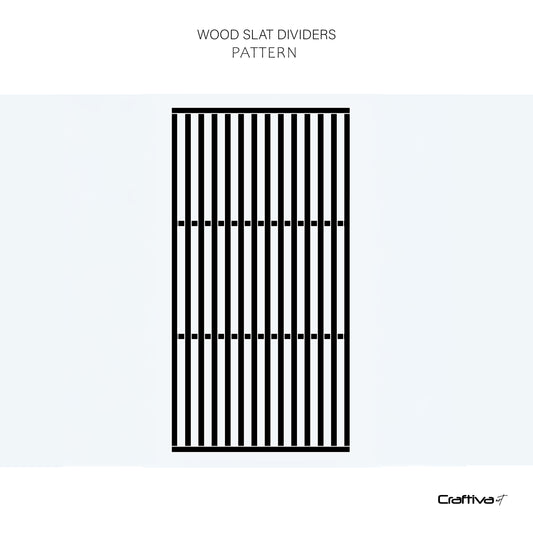 Customizable Cylindrical Slatted Partition Wall