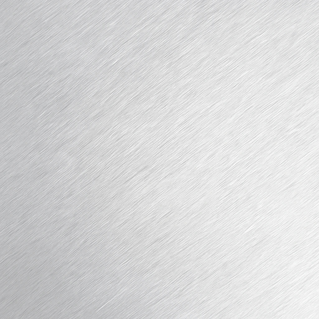 Metallic silver background with a subtle textured pattern