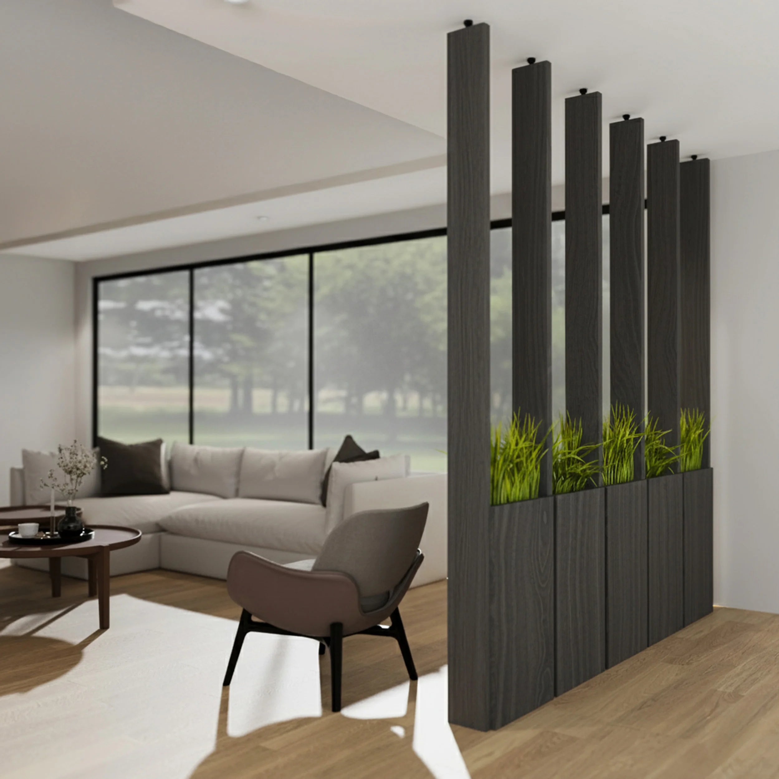 indoor plants as room dividers Sylva Planter Room Divider
