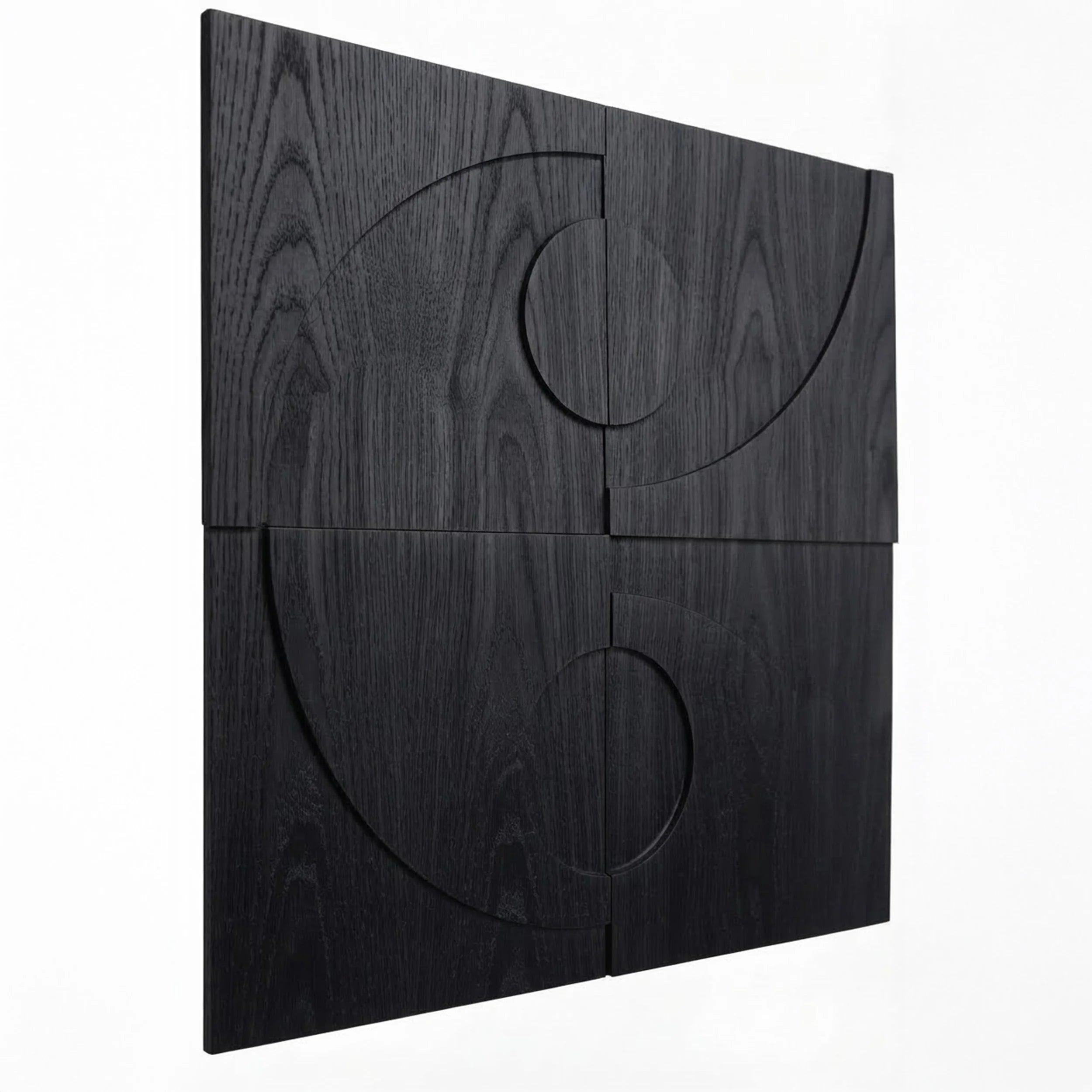 Oak Veneered Black