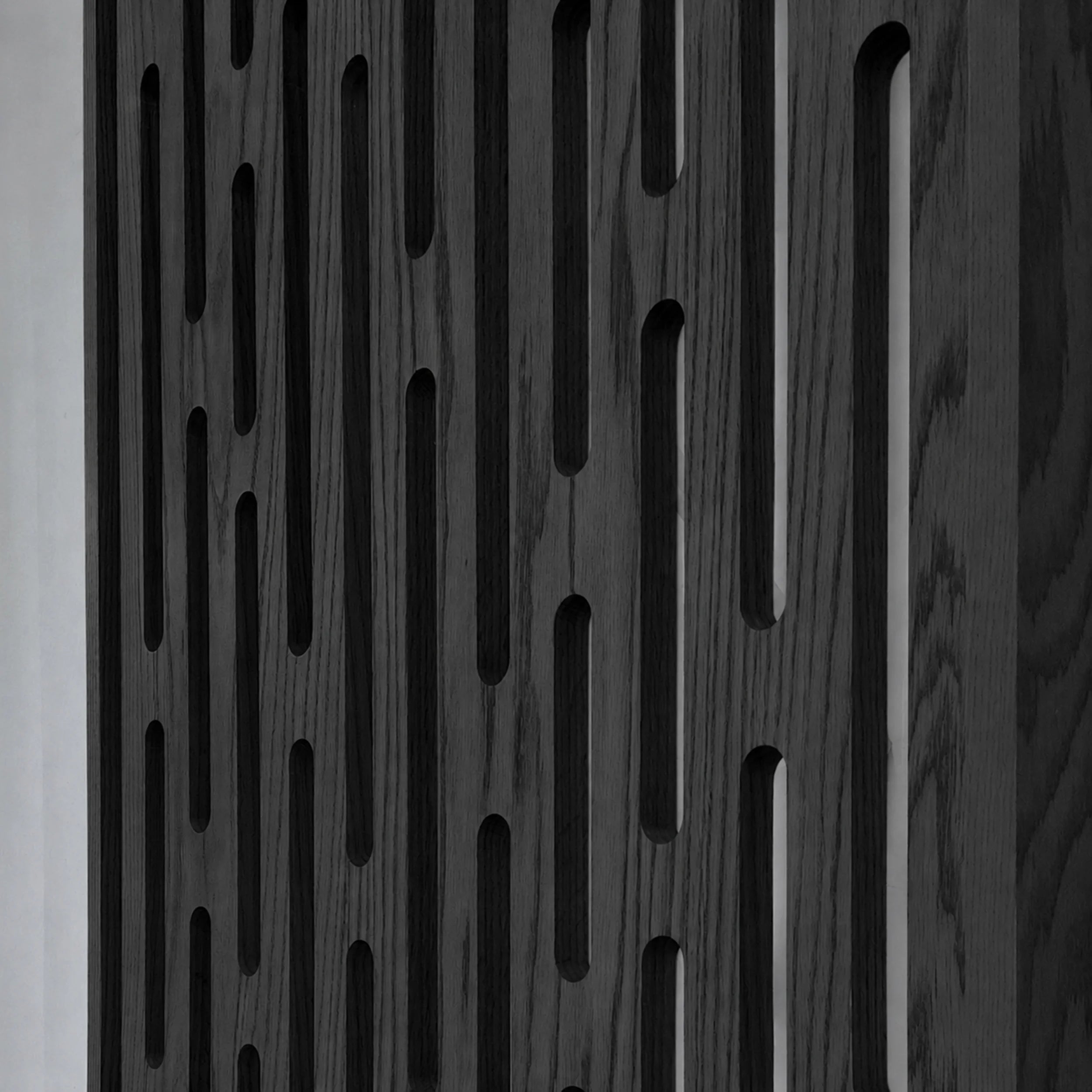 Red Oak Wood 7/8" Black